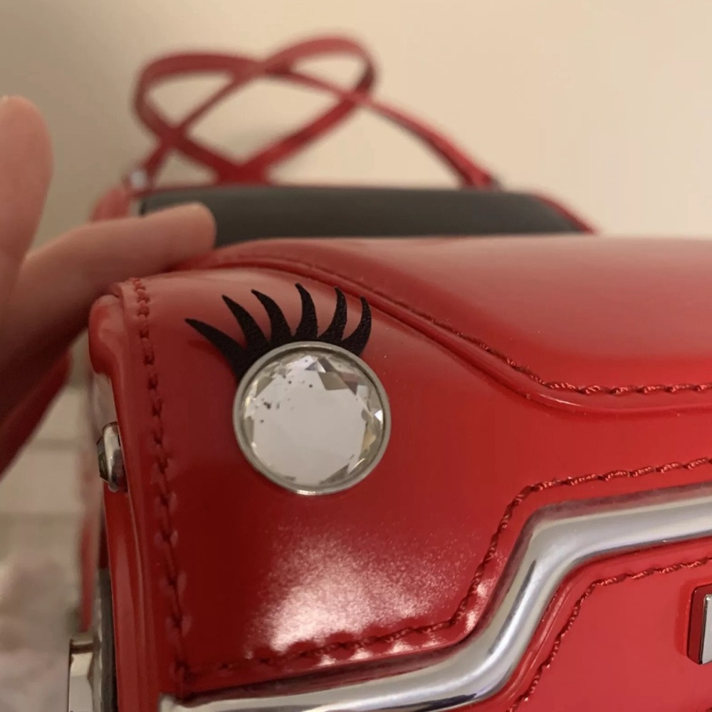 nwt kate spade rose colored glasses red car novelty bag - Picture 15 of 16